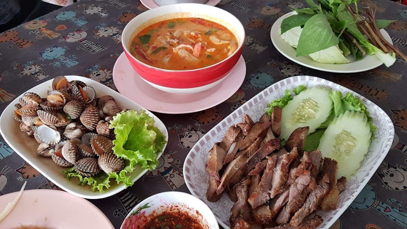  ร้านอาหารอีสานร่มเย็นเป็นสุข 