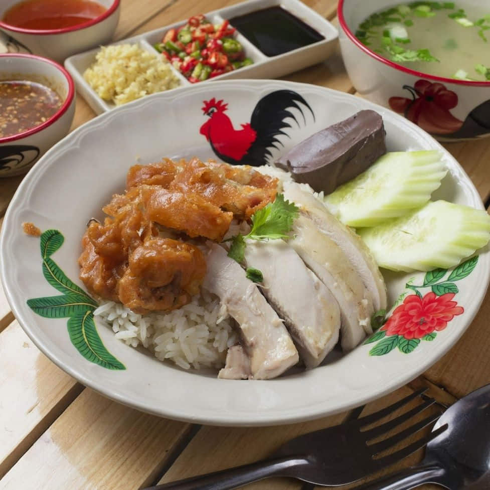 ข้าวมันไก่ตอนเจ๊เส่ย สูตรไหหลำ

