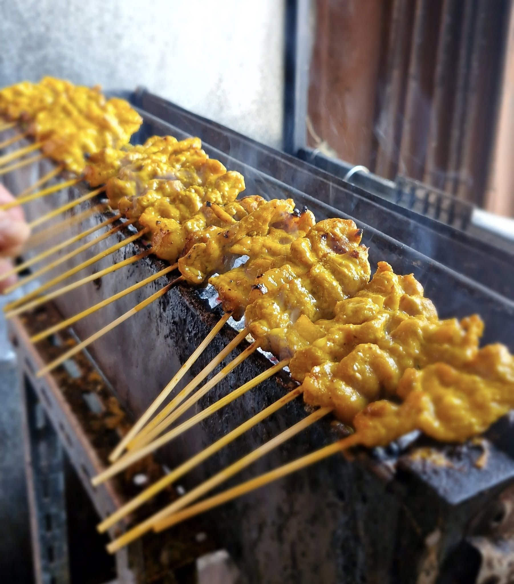 หมูสะเต๊ะเจ๊น้อย วังหลัง6