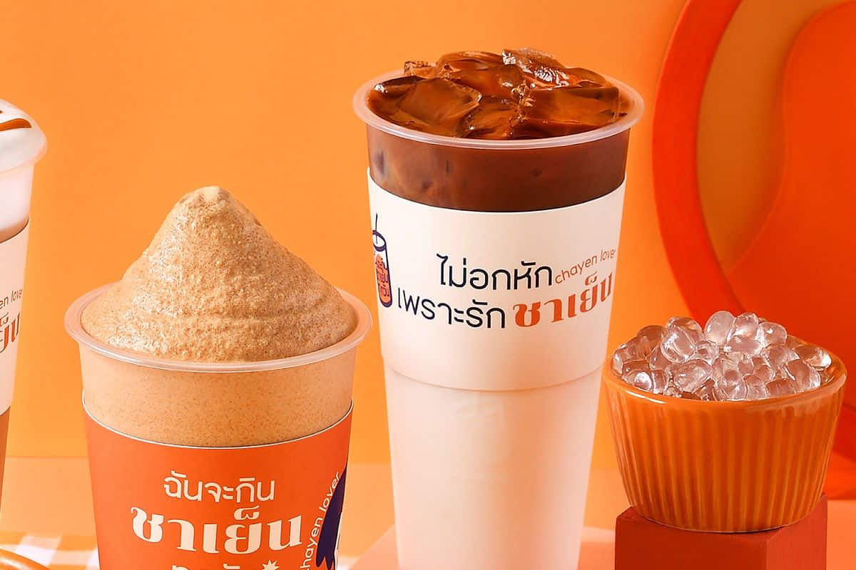 ฉันจะกินชาเย็นทุกวัน
