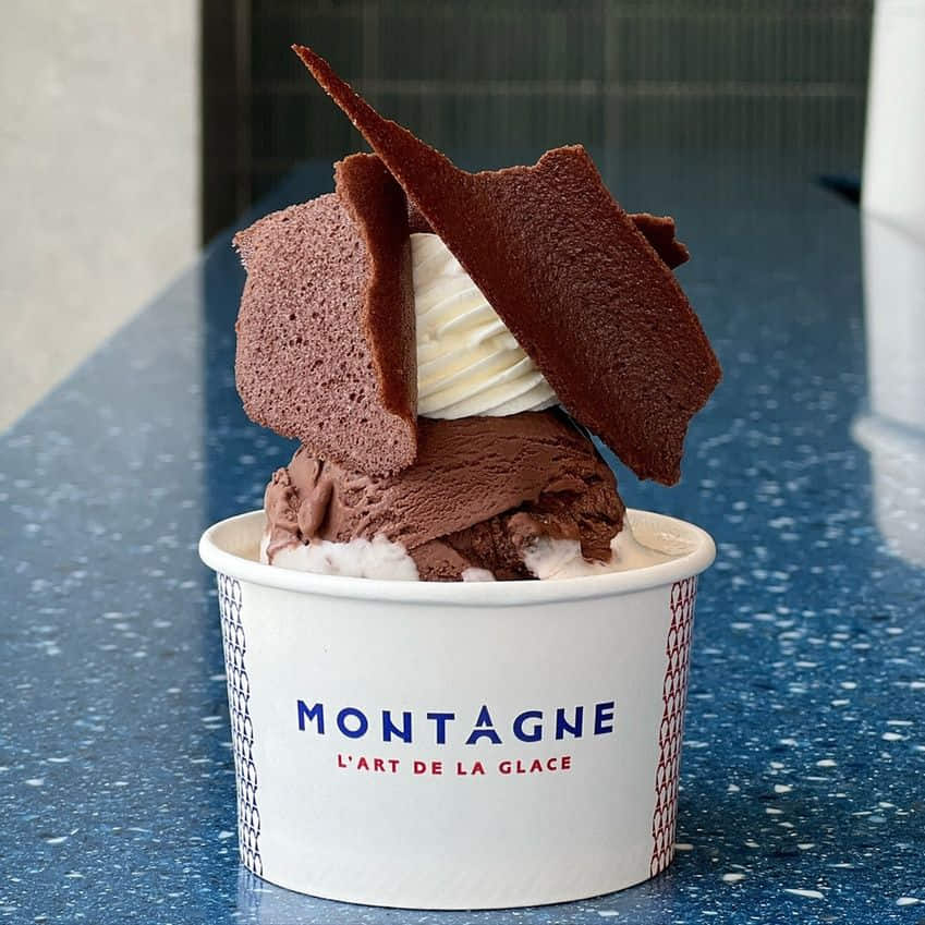 Montagne L'art de la glace 