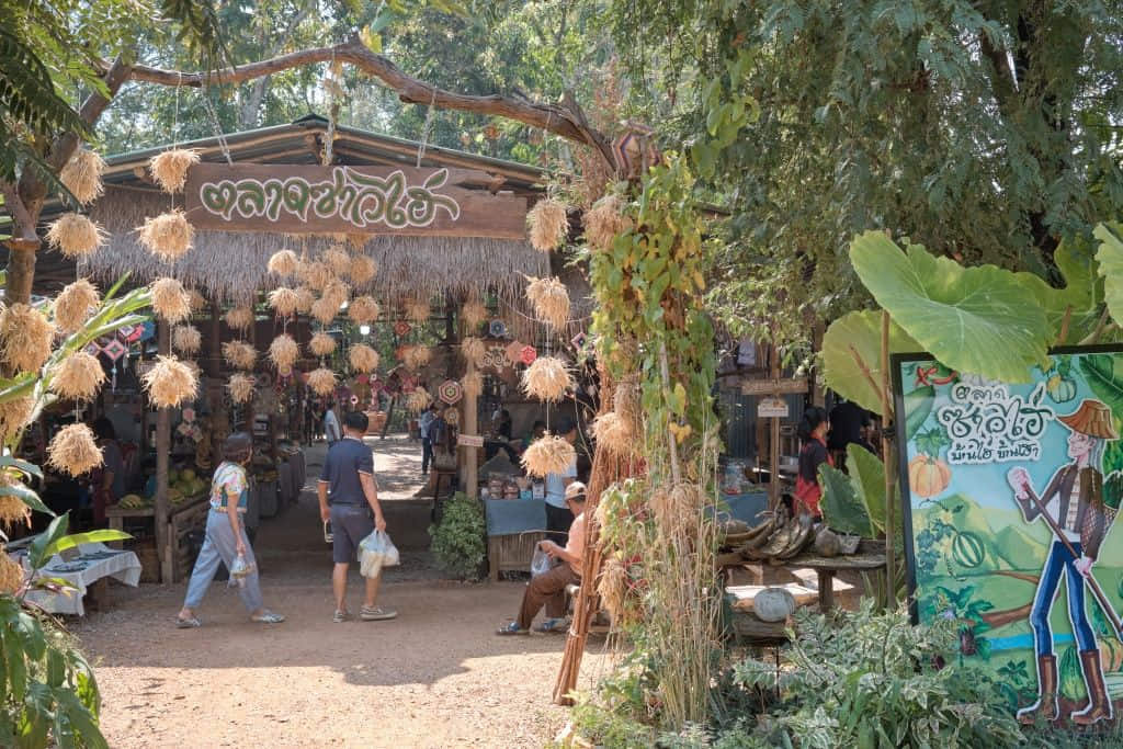 One day trip ใกล้กรุงเทพ ตลาดซาวไฮ่ อุทัยธานี