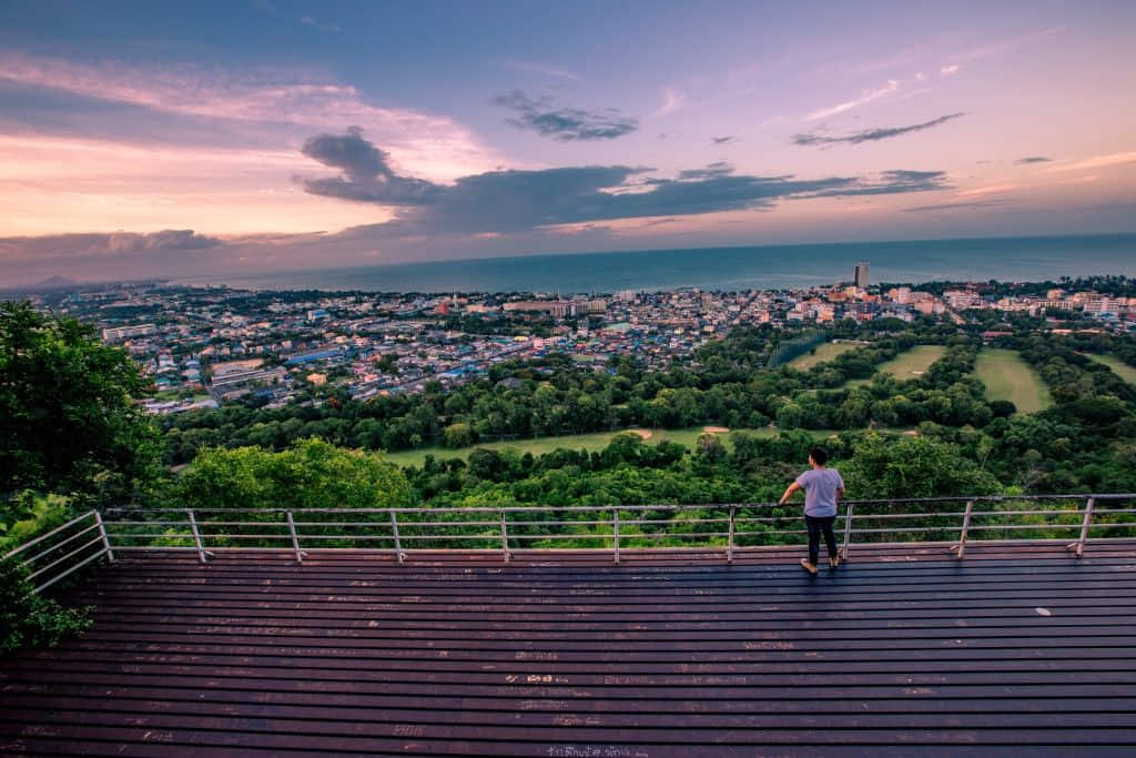 สถานที่เที่ยวหัวหิน จุดชมวิวเขาหินเหล็กไฟ 