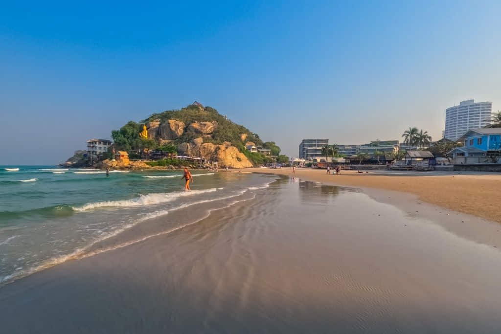 สถานที่เที่ยวหัวหิน หาดเขาตะเกียบ