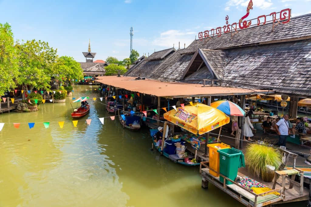 เที่ยวพัทยา 1 วัน ตลาดน้ำ 4 ภาค พัทยา