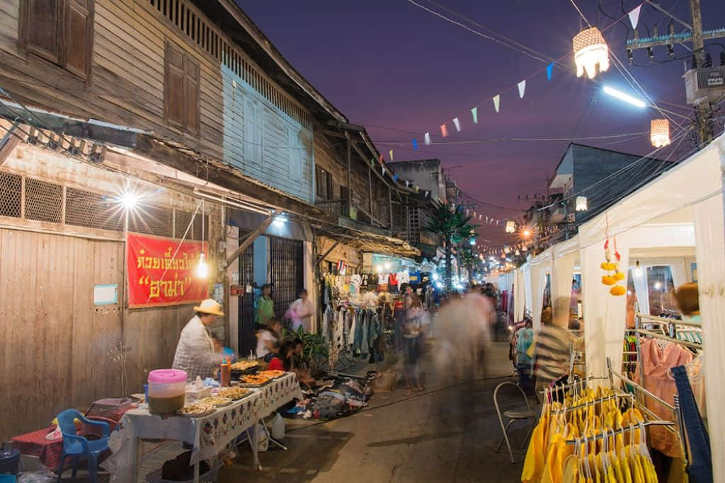 ตึกแถวไม้ในย่านเมืองเก่าหล่มสัก จังหวัดเพชรบูรณ์