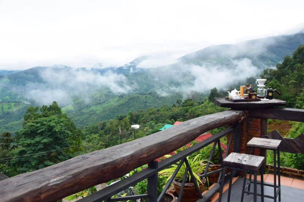 ระเบียงชมทะเลหมอกบนดอยสกาด น่านที่เที่ยวสายชุมชนบนดอย
