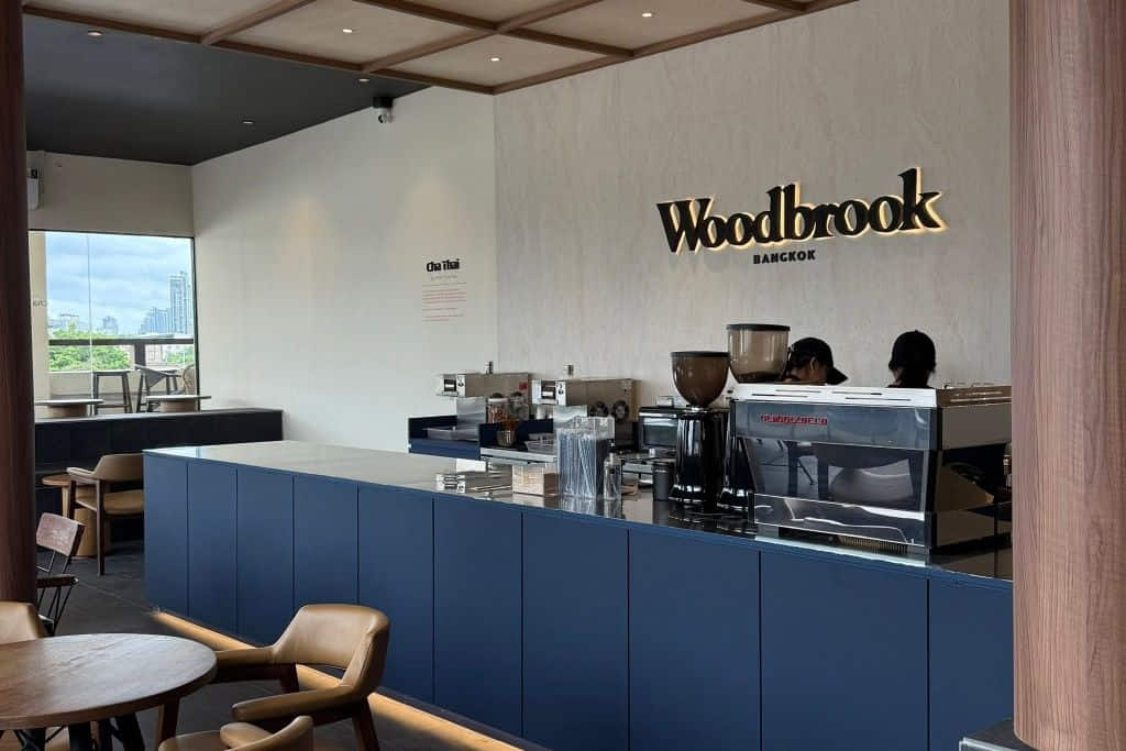 คาเฟ่ทรงวาด Woodbrook Bangkok จิบกาแฟชมวิวเจ้าพระยา 180 องศา