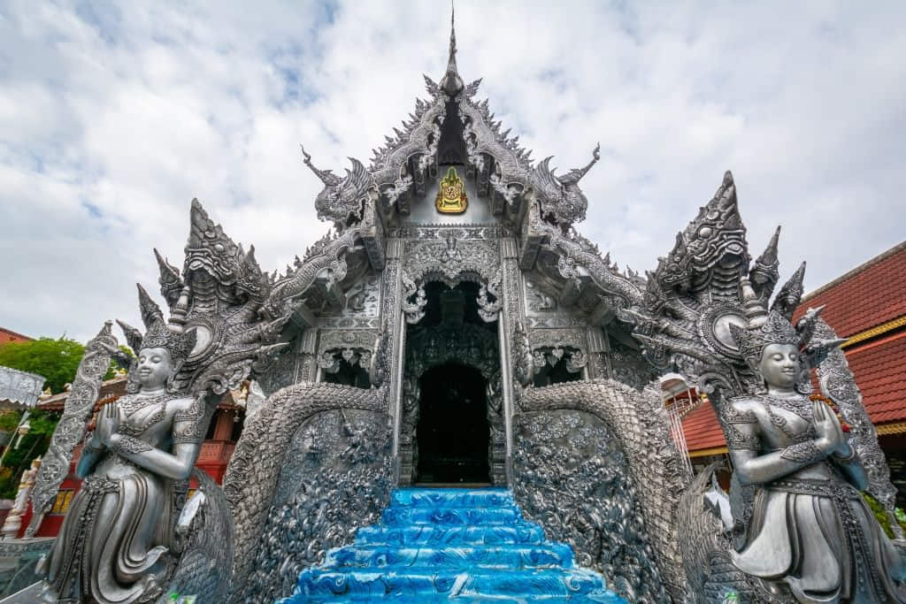 อุโบสถเงินวัดศรีสุพรรณ ที่เที่ยวเชียงใหม่ย่านช่างเงินวัวลาย