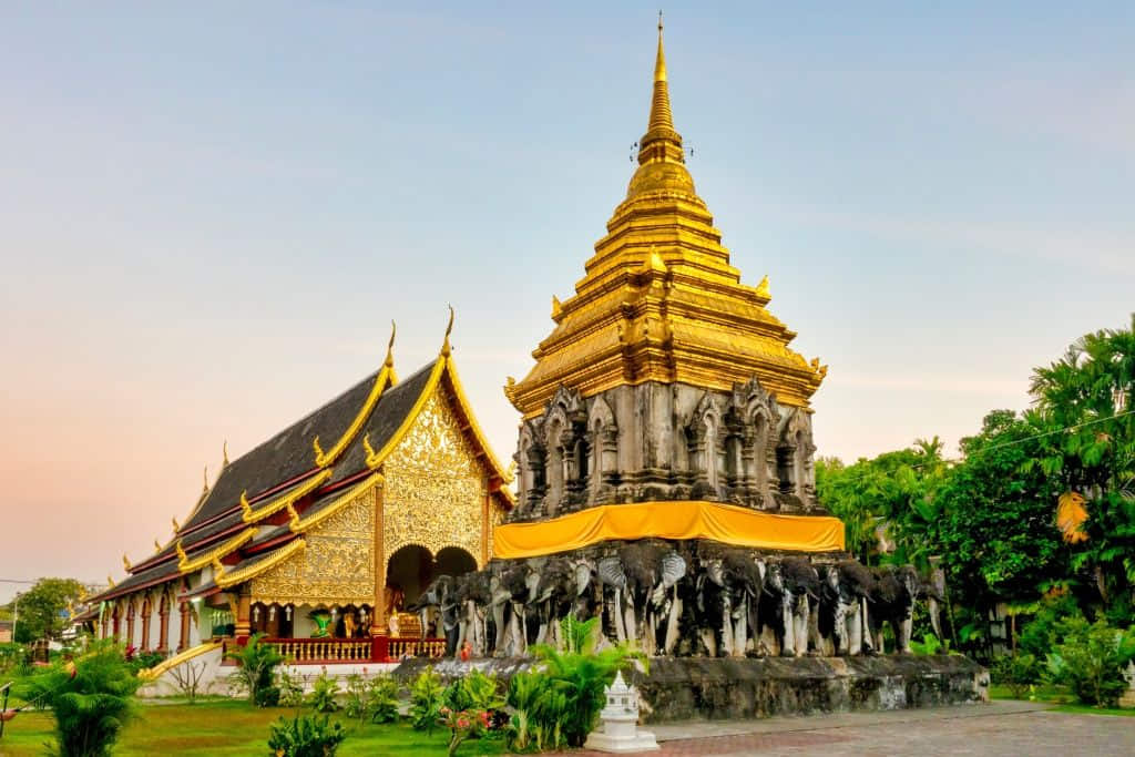 เจดีย์ช้างล้อมวัดเชียงมั่น วัดเก่าแก่ที่สุดของเที่ยวเชียงใหม่เมืองเก่า