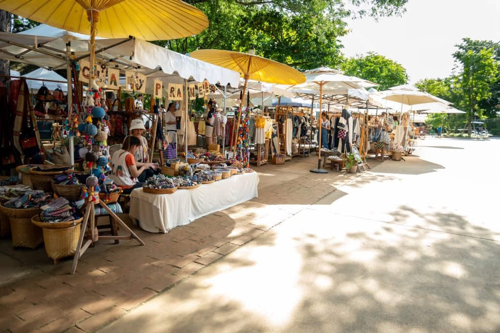 ตลาดนัดเช้าจริงใจมาร์เก็ต ที่เที่ยวเชียงใหม่สายงานคราฟต์