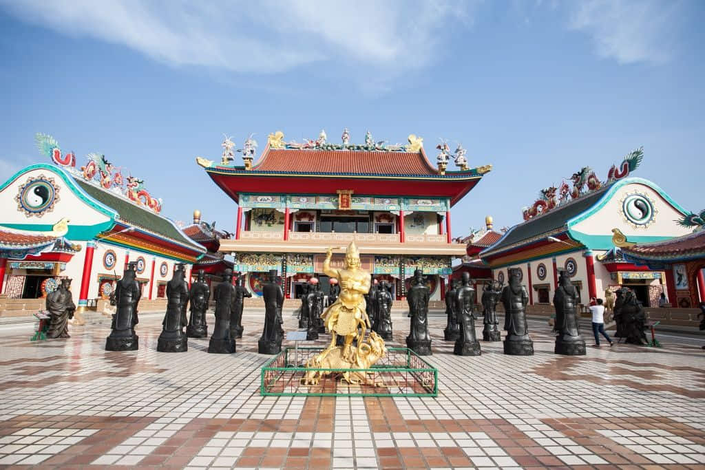 ที่เที่ยวพัทยา วิหารเซียน อเนกกุศลศาลา (Anek Kusala Sala) สถาปัตยกรรมจีนกลางพัทยา