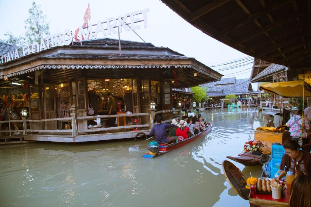 ที่เที่ยวพัทยา ตลาดน้ำ 4 ภาค พัทยา