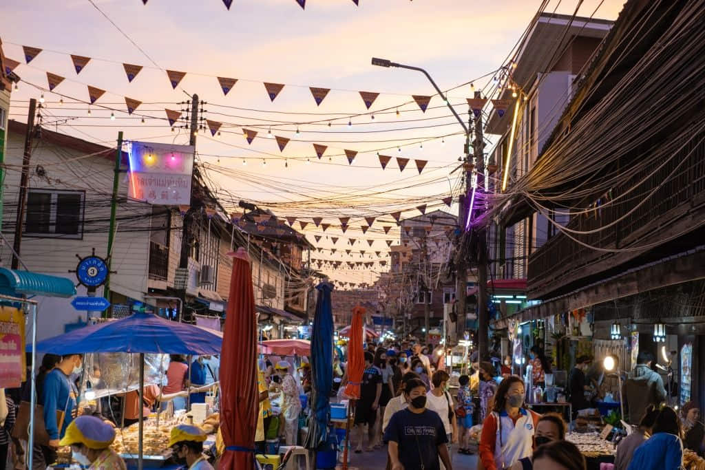 ที่เที่ยวพัทยา ตลาดจอมเทียน Night Market บรรยากาศชิล ๆ ย่านจอมเทียน