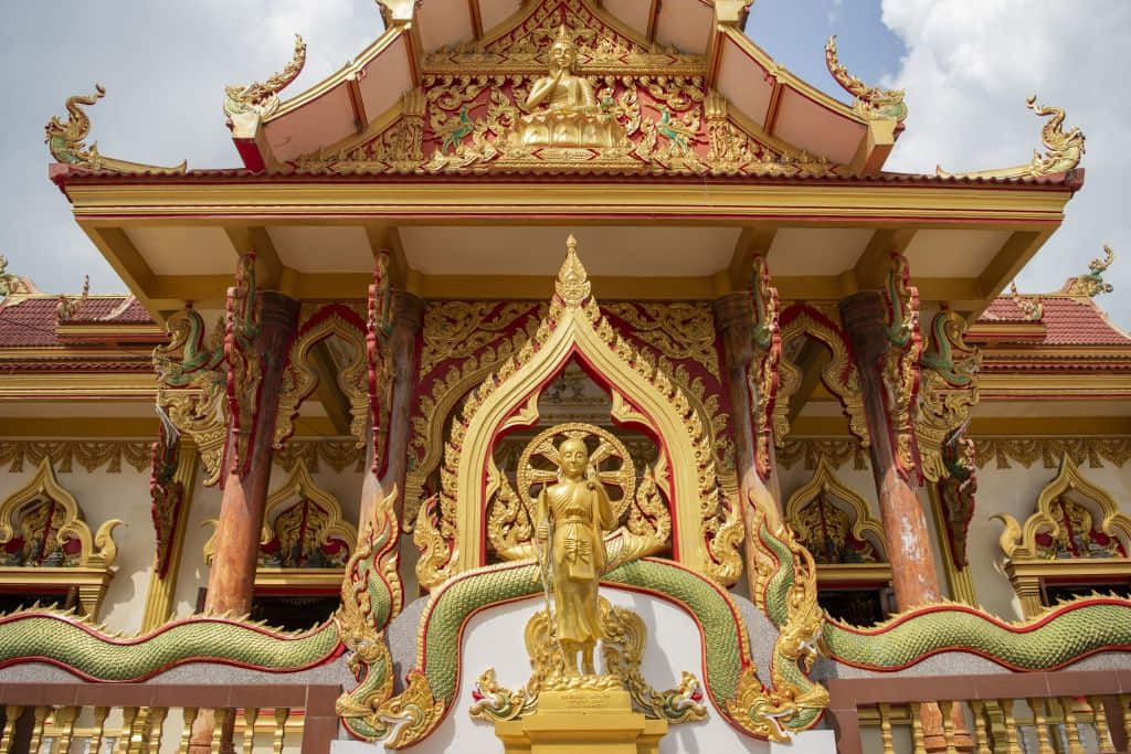 ศาลาและพื้นที่วัดแม่ย่าซอม จังหวัดสระแก้ว