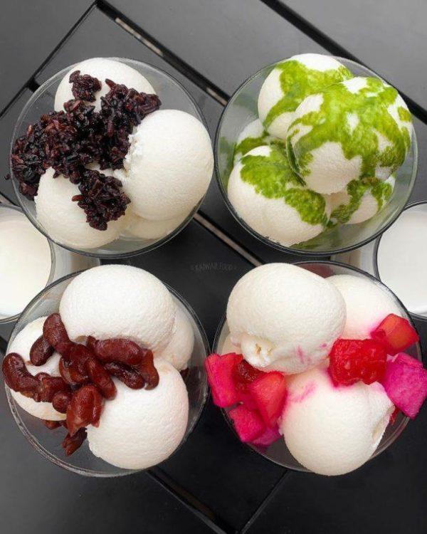 Ảnh 5: Sữa chua trái cây kết hợp trân châu