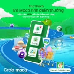 Thử thách "Trả Moca mua sắm online, rinh voucher Tiki"