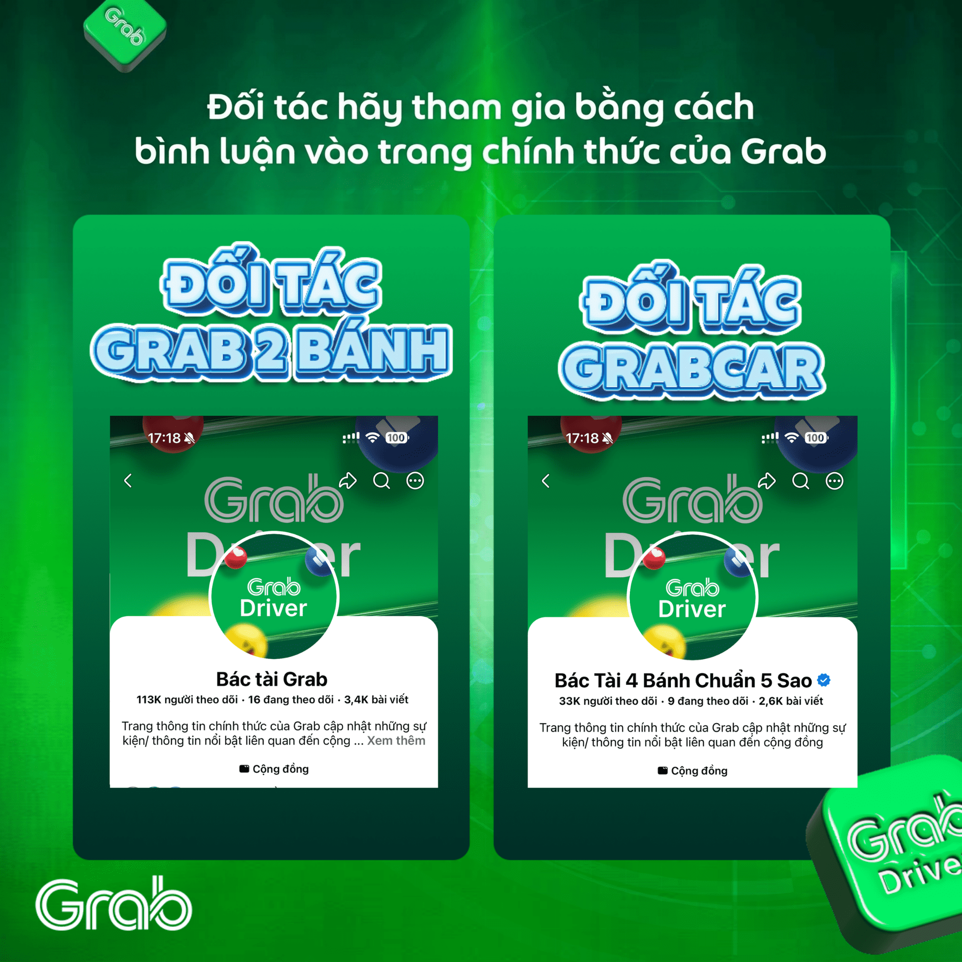 Trang chính thức Grab