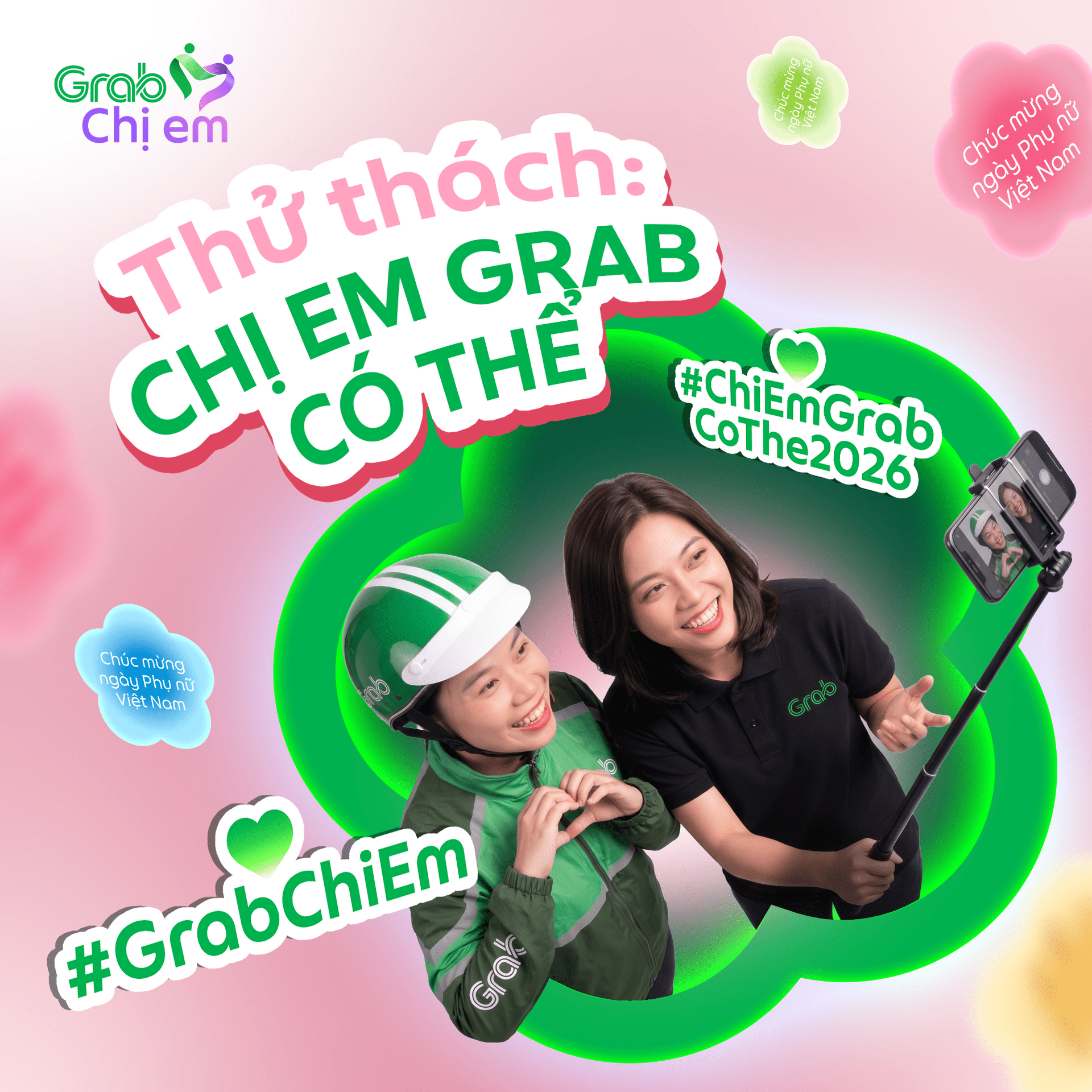 Thử Thách: Chị Em Grab Có Thể