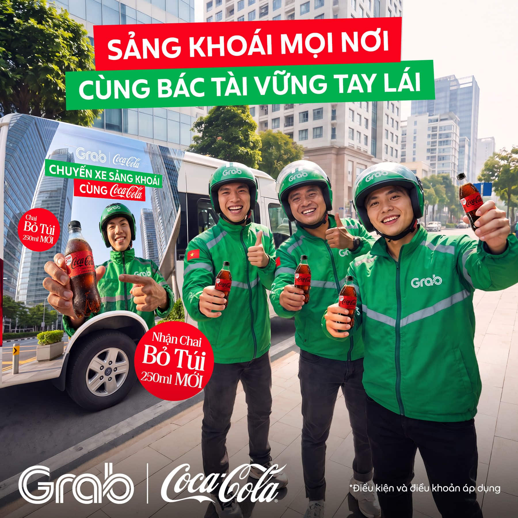 Hình Chuyến Xe Sảng Khoái Grab x Coca-Cola