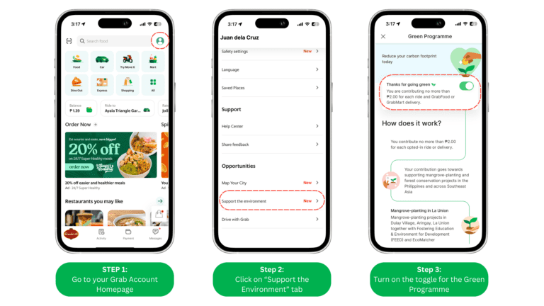 Grab Gamify Program Grab Philippines Launches Green Programme, Promotes Sustainability for ...