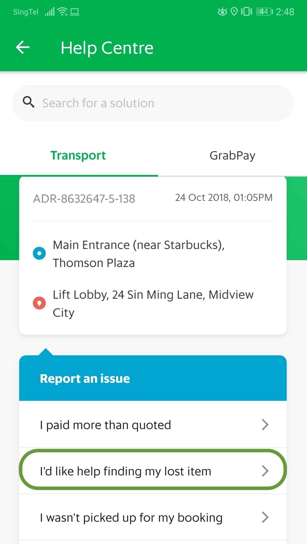 Lost Something On Grab Meet The Lost Found Guy Grab Sg