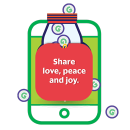 Share love, peace and joy.