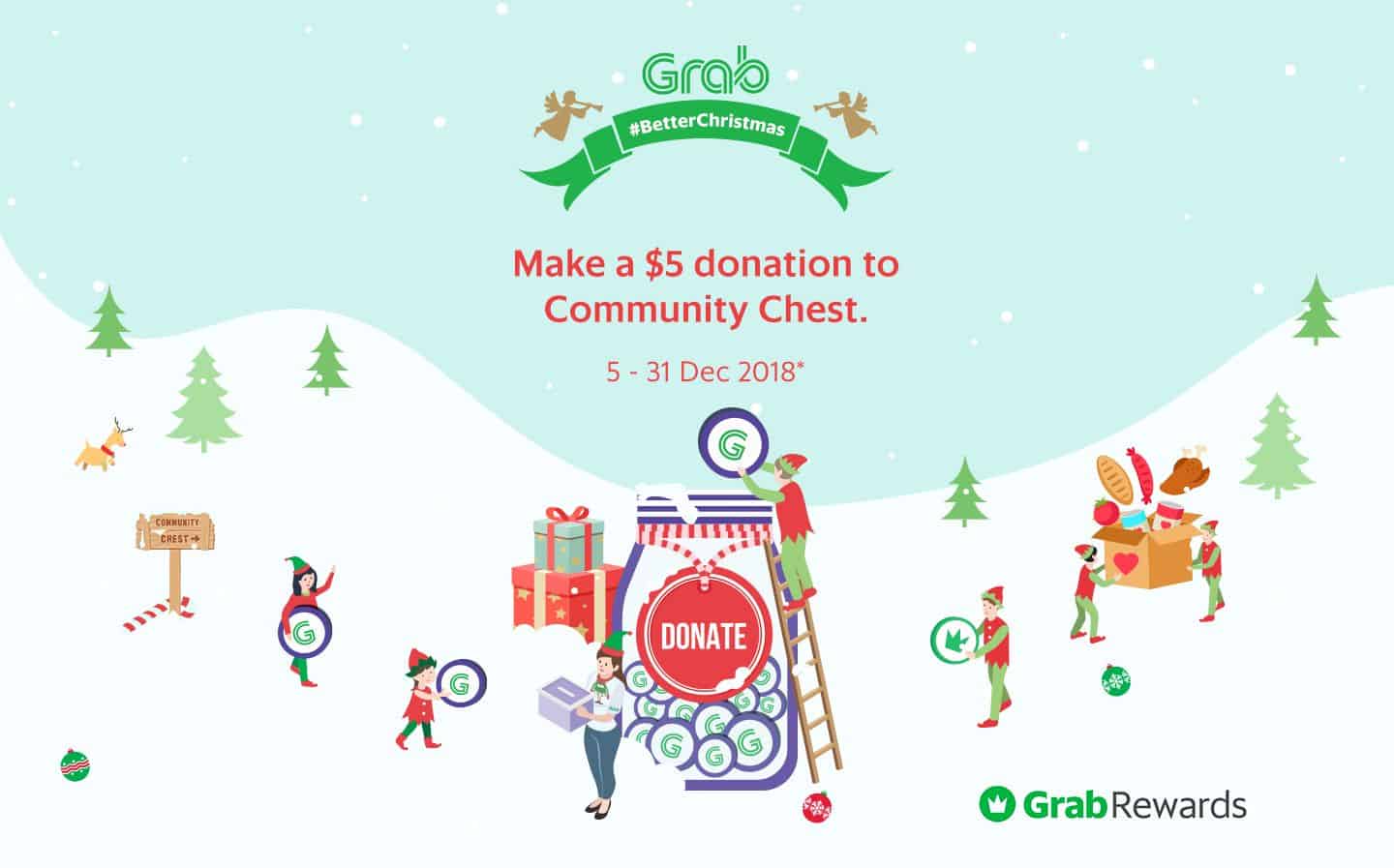 #BetterChristmas – Community Chest | Grab SG