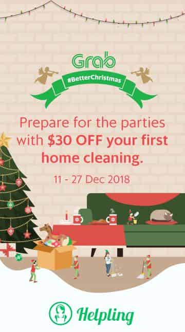 Prepare for the parties with $30 OFF your first home cleaning 11-27 Dec 2018