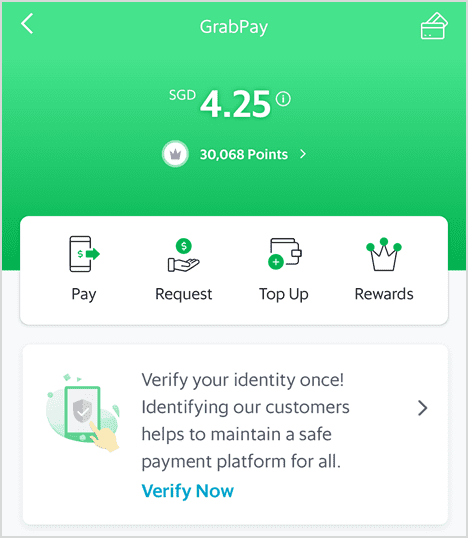 Grab Creates Safer & More Secure Grabpay E-Wallet With New User  Verification Feature | Grab Sg