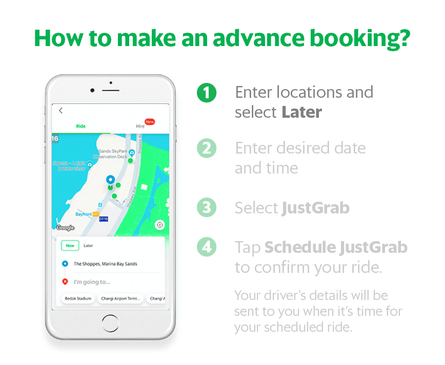 Advance Booking Grab Sg