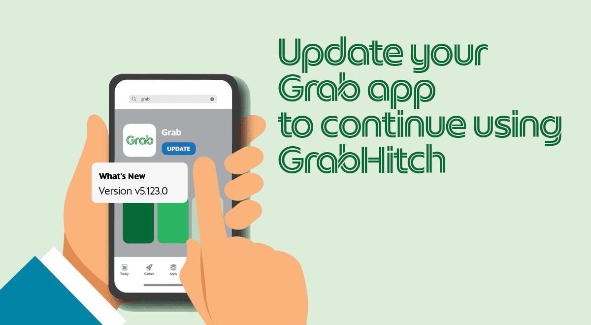 System updates to GrabHitch Grab SG