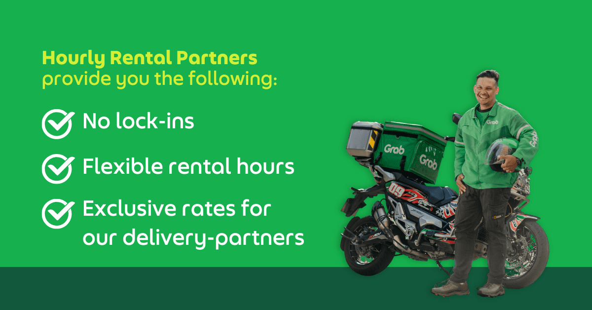 Grab Deliveries Hourly Rental | Grab SG