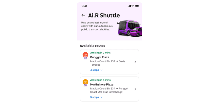 Here’s how to ride on the autonomous shuttle at Punggol