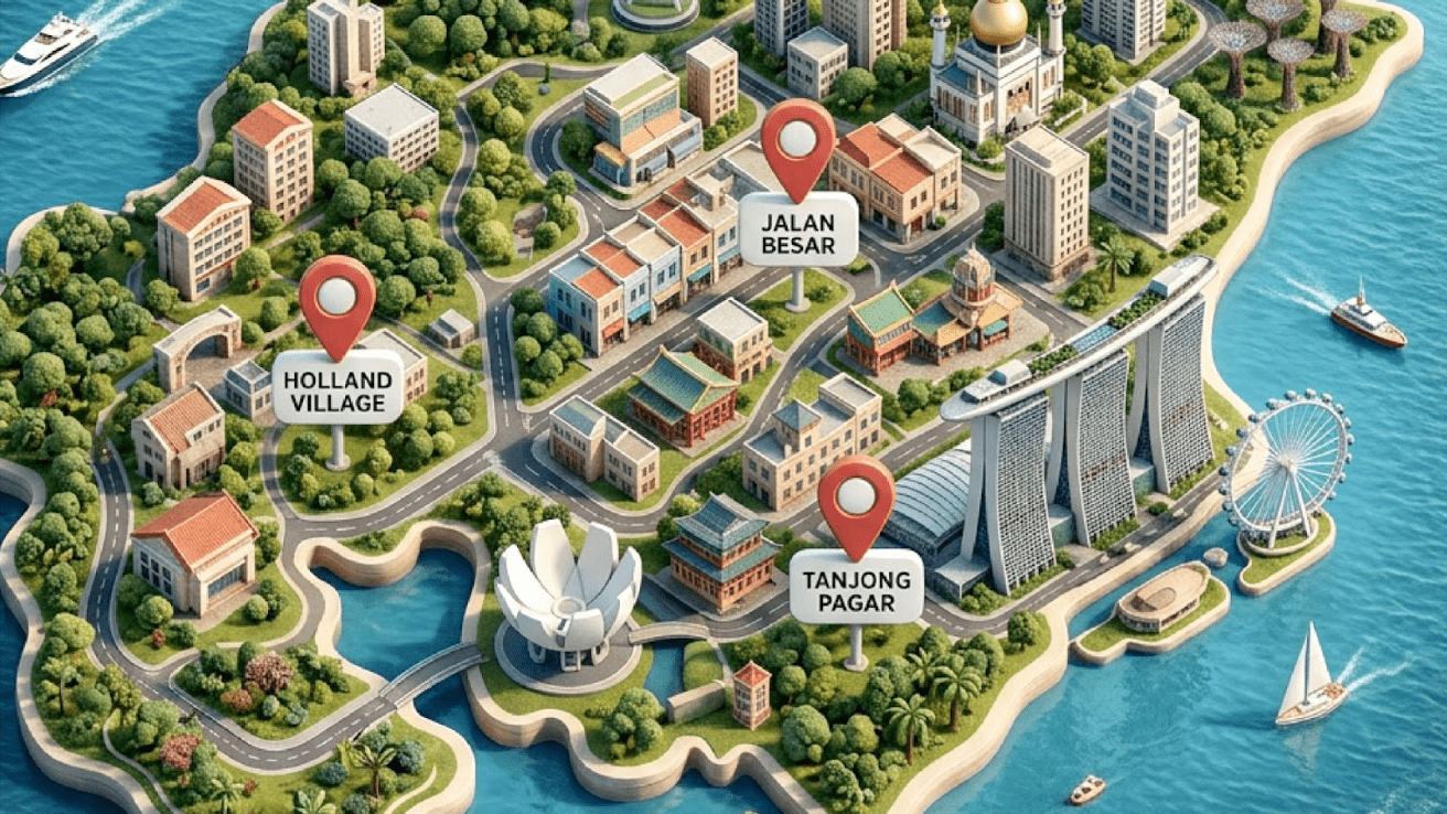 Singapore precinct map