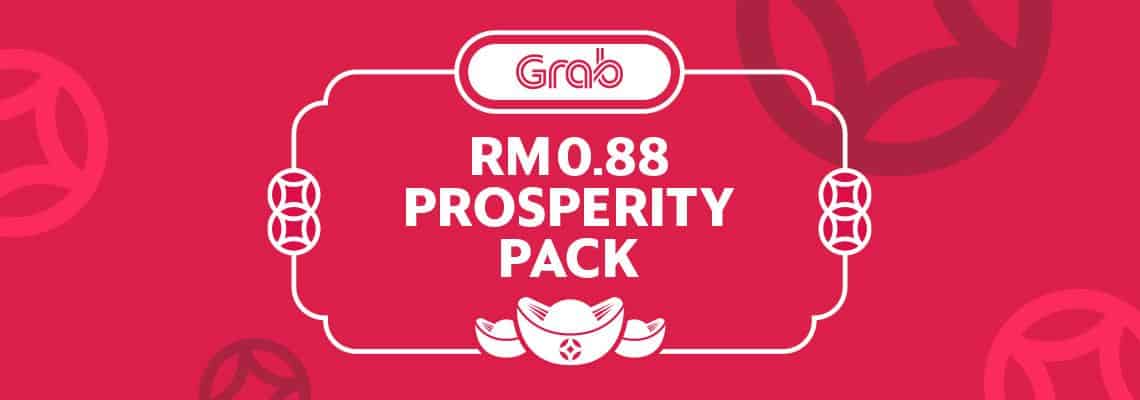 GRAB RM0.88 prosperity pack