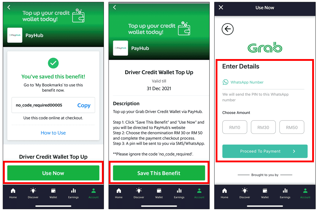 grabcar top up malaysia