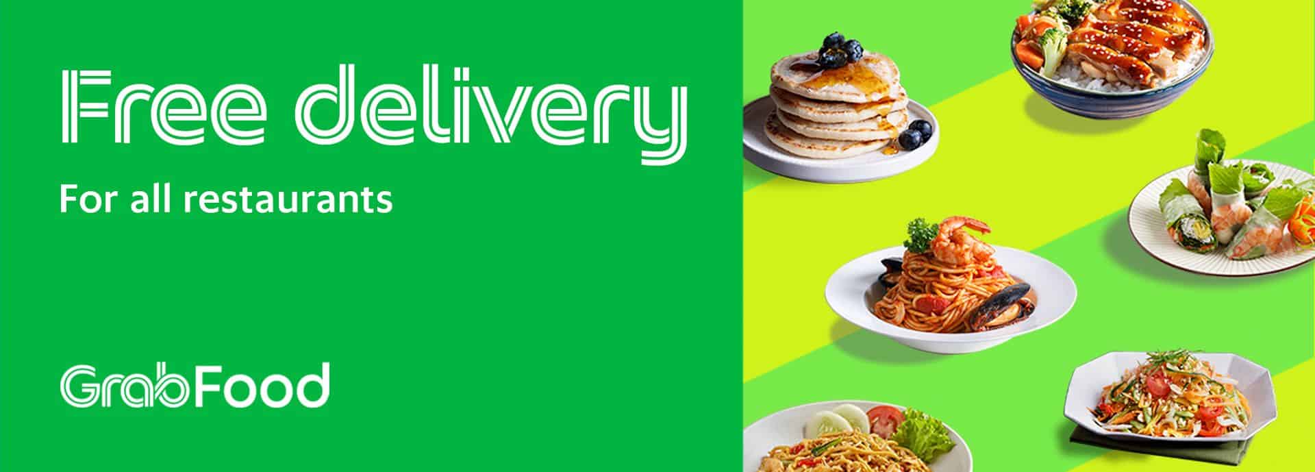 Free Delivery For All Restaurants Grab MY