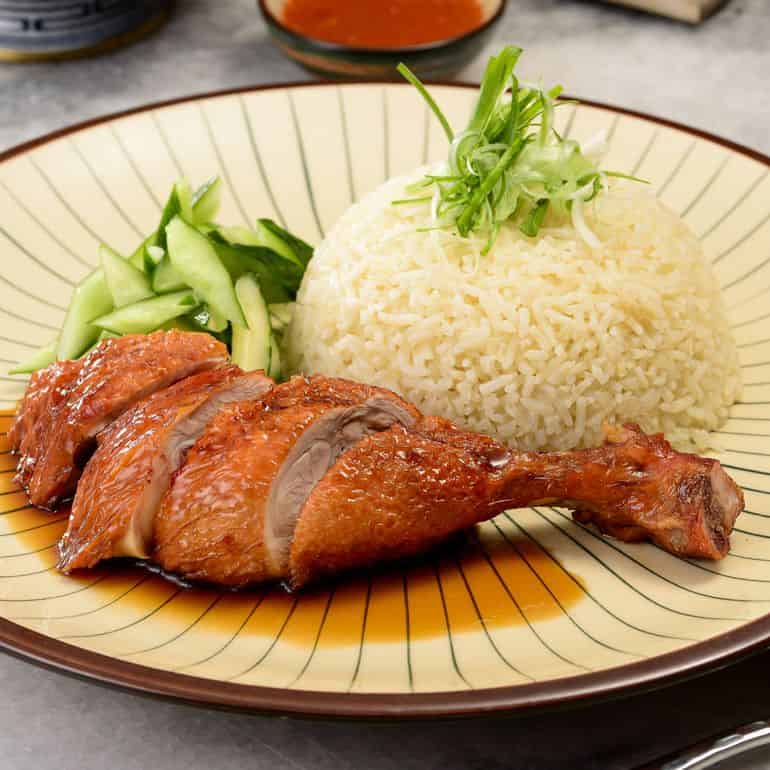  Best chicken rice in kuala lumpur: Roasted chicken rice at Nam Heong Ipoh
