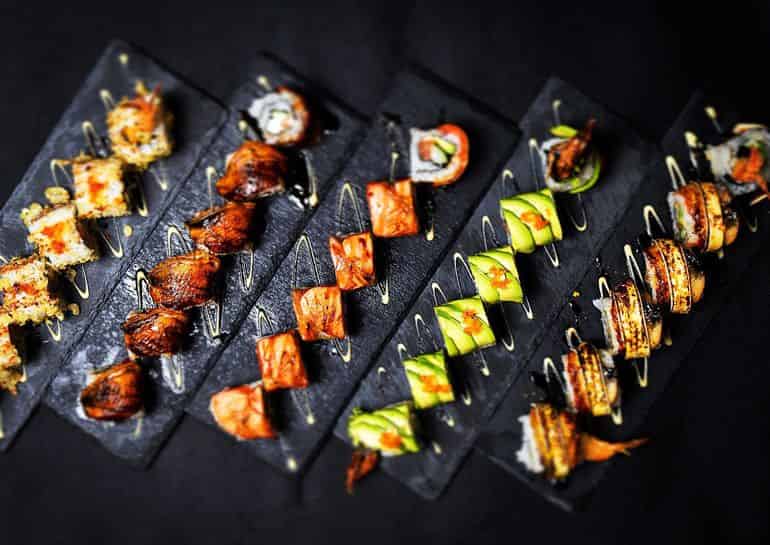 Japanese restaurants in KL: A selection of sushi at Sumi Genshi-Yaki Sakeba