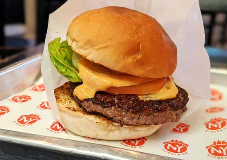 Best burgers in KL: The classic hamburger at NY Burger Co