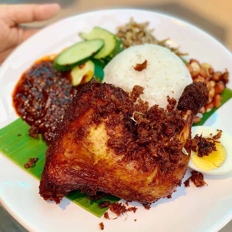 Street food delivery in KL: Nasi Lemak at Hawker Hall