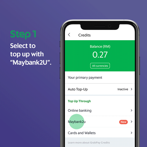 The Maybank Top Up Challenge | Grab MY