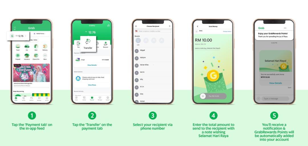 Celebrate a Cashless Raya With GrabPay e-Duit Raya | Grab MY