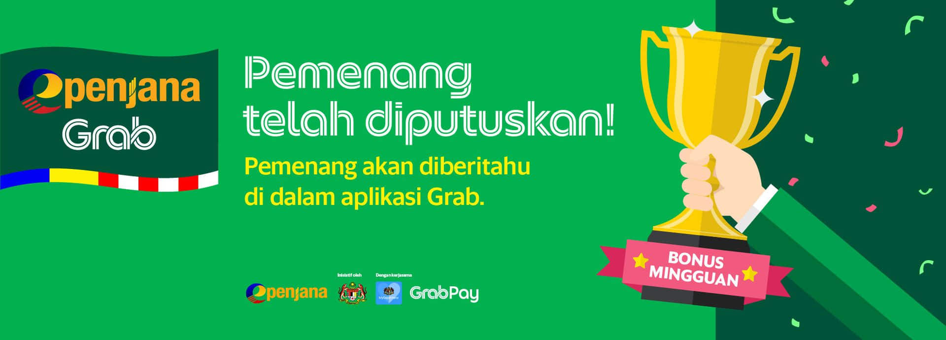 Ketahui Siapakah Yang Memenangi Rm75 Baucar Baucar Ekstra Grab My