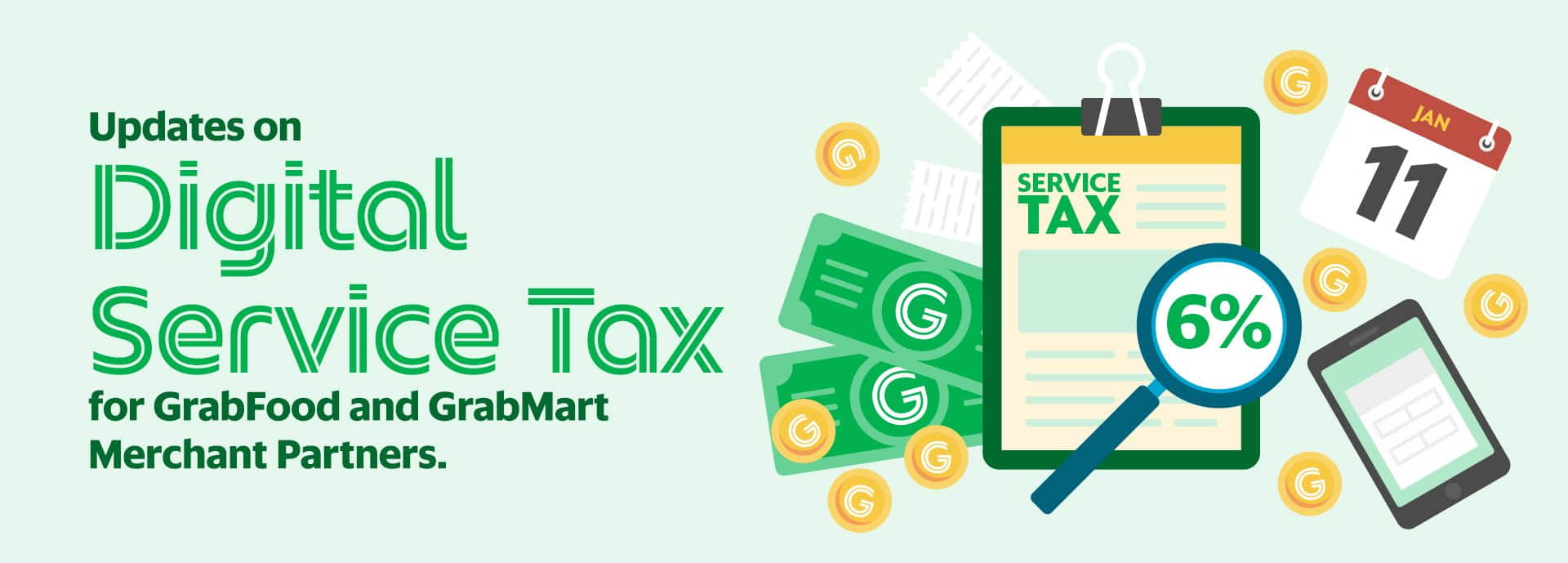 Updates On Digital Service Tax For Grabfood And Grabmart Merchant Partners Grab My