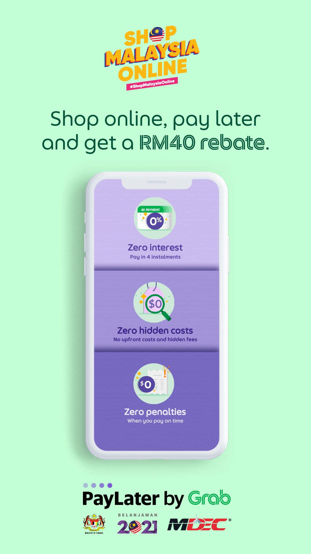 Rm40 Rebate With Paylater Grab My