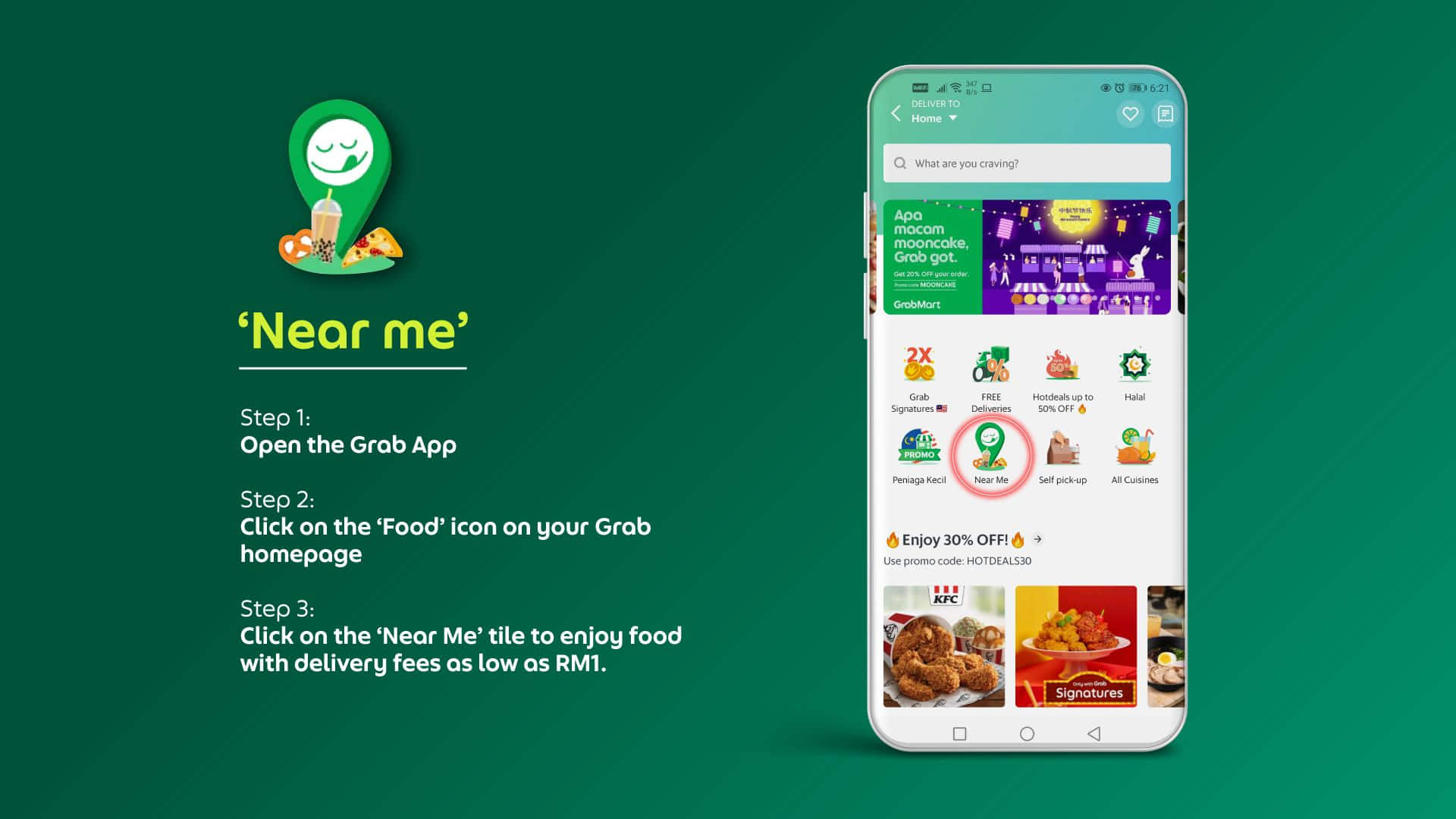 Enjoy Lower Delivery Fees and Delivery Time Guarantee with GrabFood's New  Features