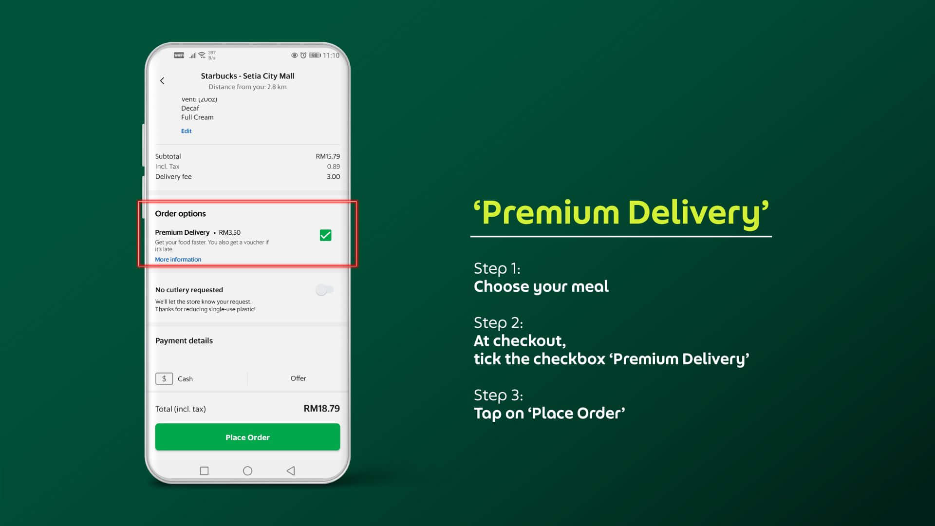 Premium Delivery