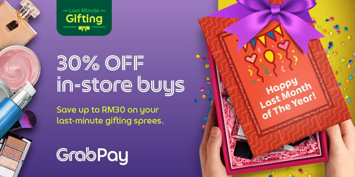 Enjoy 30% OFF (min.spend RM100) Learn More